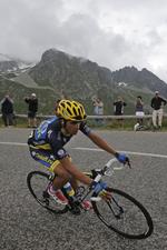 Kaptajn. Topnavnet Contador får i Italien assistance fra bl.a. Roman Kreuziger og  Nicolas Roche. 