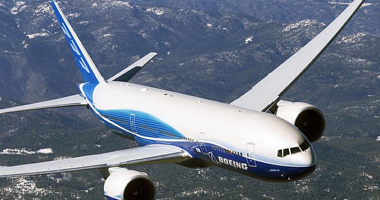 Ulykke. Det var et eksemplar af denne Boeing-flytype - 777'eren - der forleden forsvandt på vej fra Malaysia til Kina. 