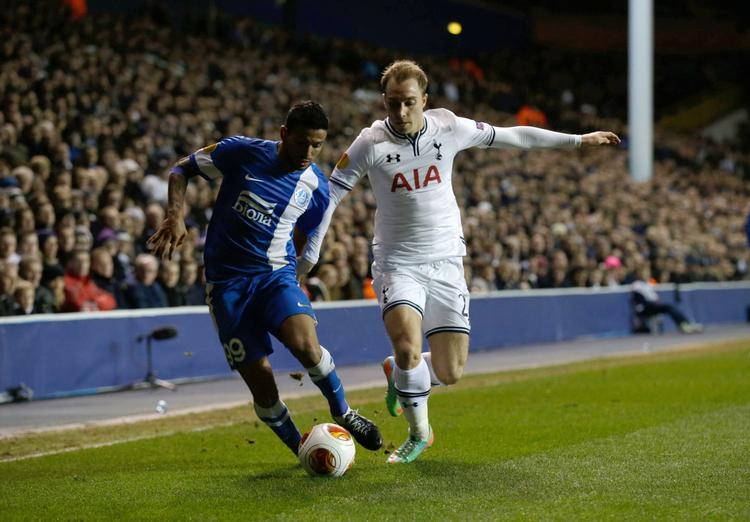 Comeback. Midtbanemanden med den fine sparketeknik scorede senest han var på banen for Tottenham. 