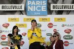 FØRERTRØJEN. På nedkørslen mod mål sikrede Geraint Thomas sig det forspring, der gav ham førertrøjen i Paris-Nice. 