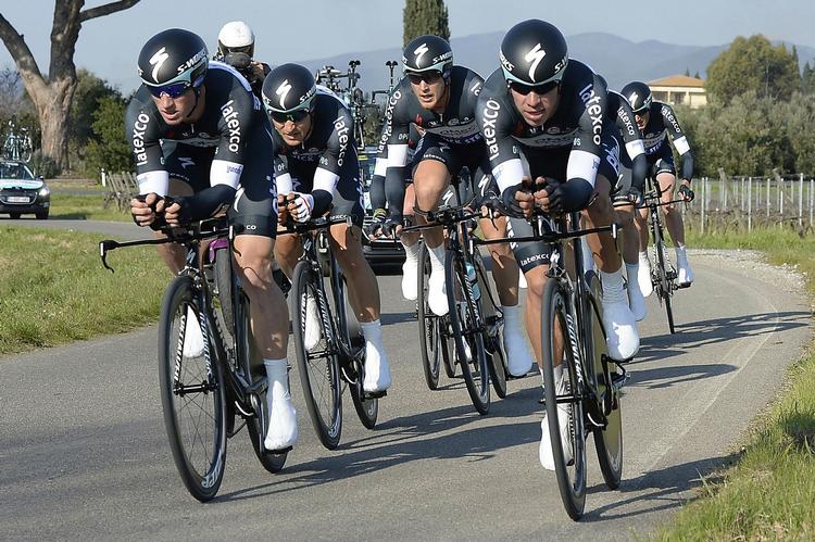 VERDENSMESTRE. To gange har Omega Pharma-Quick Step vundet VM i holdtidskørsel og prologen i Tirreno-Adriatico vandt holdet også. 