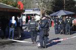 HASHINDSATS. Under den storstilede aktion afspærrede politiet blandt andet Pusher Street og fjernede bevismateriale fra flere ejendomme i området. 