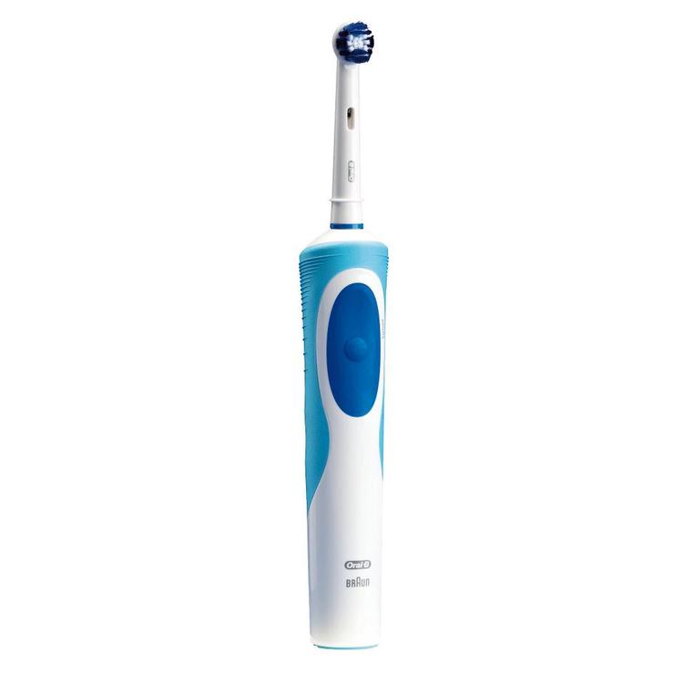 Timerfunktion. Oral-B Vitality Precision Clean bipper automatisk, når tandbørsten har kørt de anbefalede to minutter. Foto: PR. 
