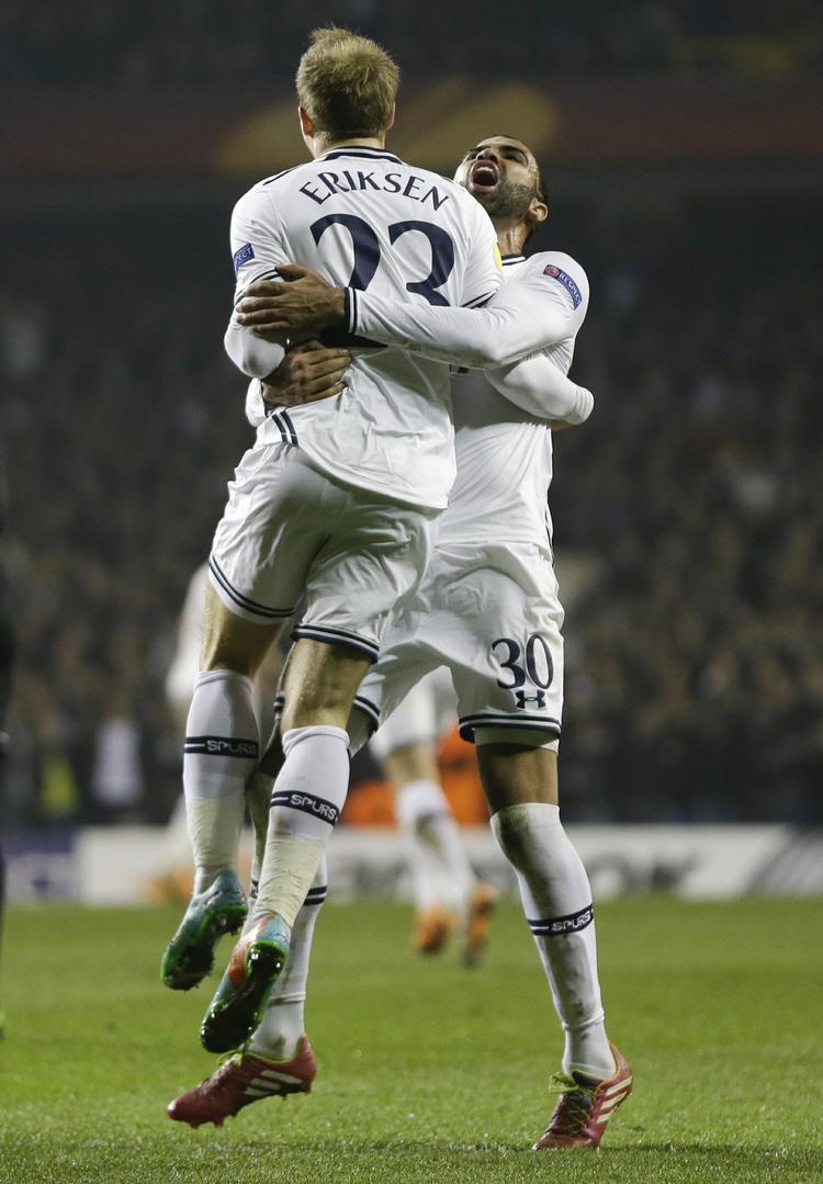 1-2. Med sin scoring mod Benfica har Christian Eriksen scoret 6 mål i 26 kampe for Tottenham. 