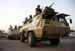 Militær. Egyptiske sikkerhedsstyrker er blevet angrebet af to ukendte gerningsmænd. 