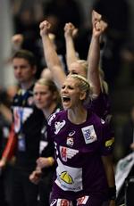 STOLT. Min største oplevelse på hjemmebane, sagde Louise Spellerberg om publikum i Ikast Brande Arena. 