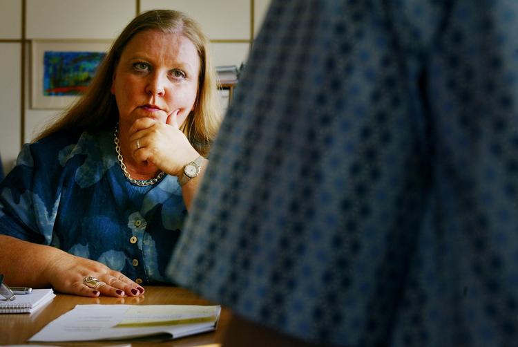 OVERSKUD. Koncernchef Lisbeth Knudsen er tilfreds med Berlingske Medias overskud på 203 millioner kroner. 