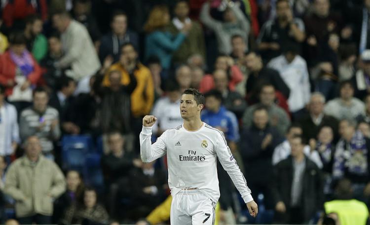 Målmaskine. Cristiano Ronaldo er en scoring fra at tangere Lionel Messis topscorerrekord i Champions League. 