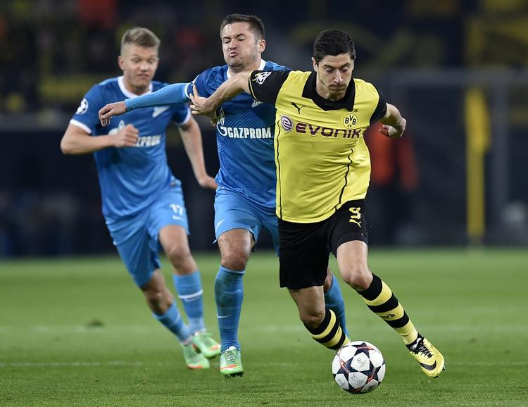 1-2. Kampen mellem Dortmund og Zenit var underholdende, selv om spændingen ikke var bevaret særlig langt hen i opgøret. 