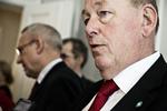 URAFSTEMNING. LO's formand Harald Børsting frygtede ikke, at lønmodtagerne ville stemme nej, da han præsenterede mæglingsforslaget i mandags. 