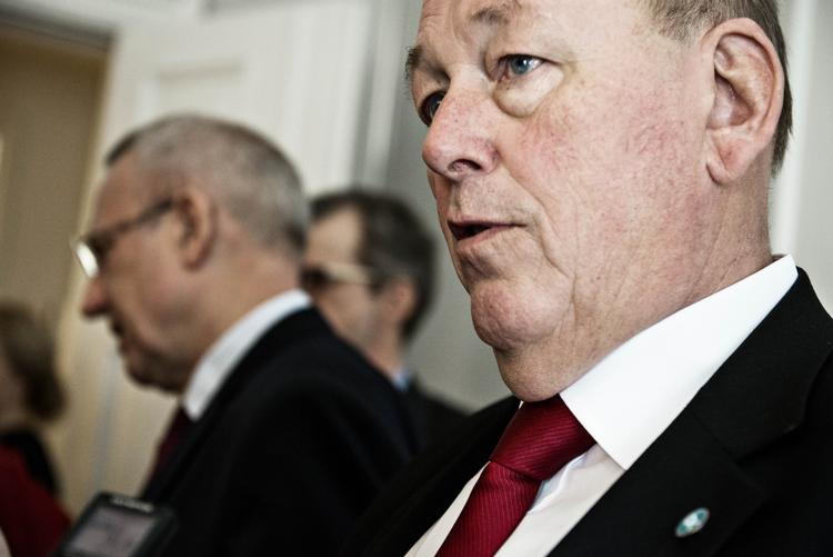 URAFSTEMNING. LO's formand Harald Børsting frygtede ikke, at lønmodtagerne ville stemme nej, da han præsenterede mæglingsforslaget i mandags. 