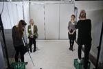 FOTOSTAND. Ved karrieremessen i Øksnehallen for nyligt kunne unge under uddannelse og dimittender blandt andet få taget et professionelt portrætfoto til cv'et eller LinkedIn. 