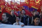 Protest. Titusindvis af mennesker har i dag været på gaden i den spanske  hovedstad, Madrid, for at vise deres utilfredshed med nedskæringer og besparelser. 