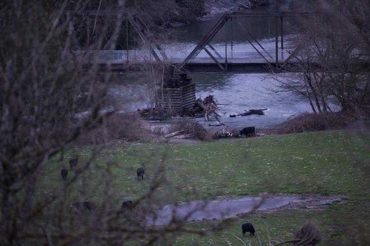 Over 100 redningsfolk er i området, hvor de leder efter personer, der fortsat kan være fanget i ødelagte huse. 