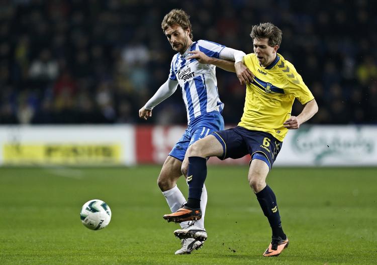Eks. Morten Skoubo (tv) spillede i 2004-2006 i den blågule trøje og scorede i alt 19 gange på vestegnsklubben i Superligaen. 