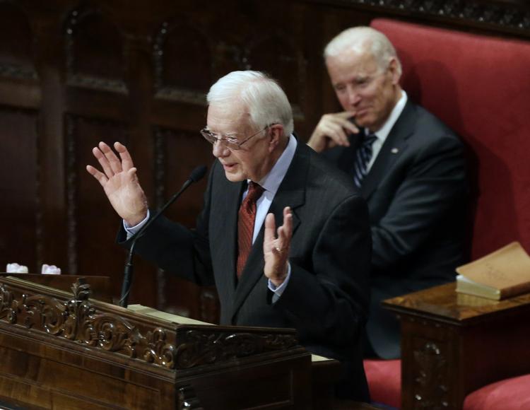 Statsmand. Det er 37 år siden, at Jimmy Carter blev præsident, men han er stadig mand for såvel en politisk analyse som en frisk bemærkning. 