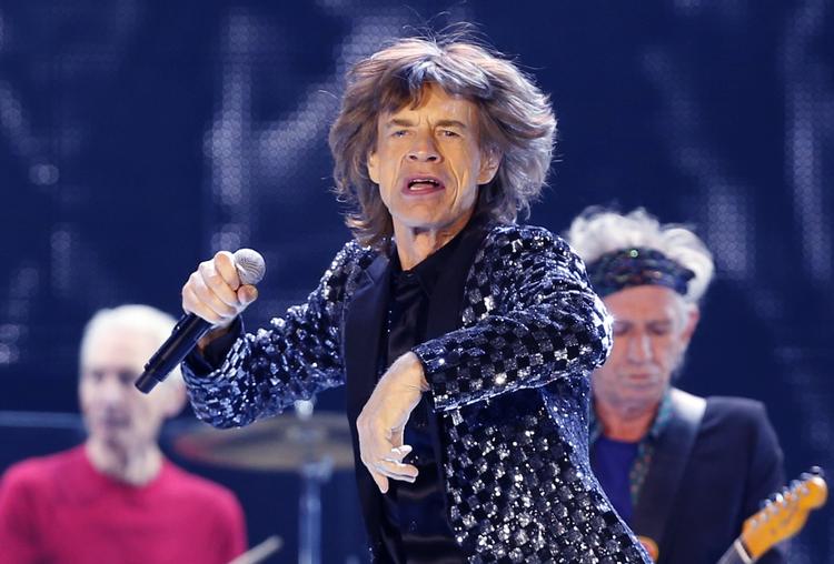 Yeah. Mick Jagger syger for til fællessang, når The Rolling Stones optræder på Roskilde Festival torsdag 3 juli. 
