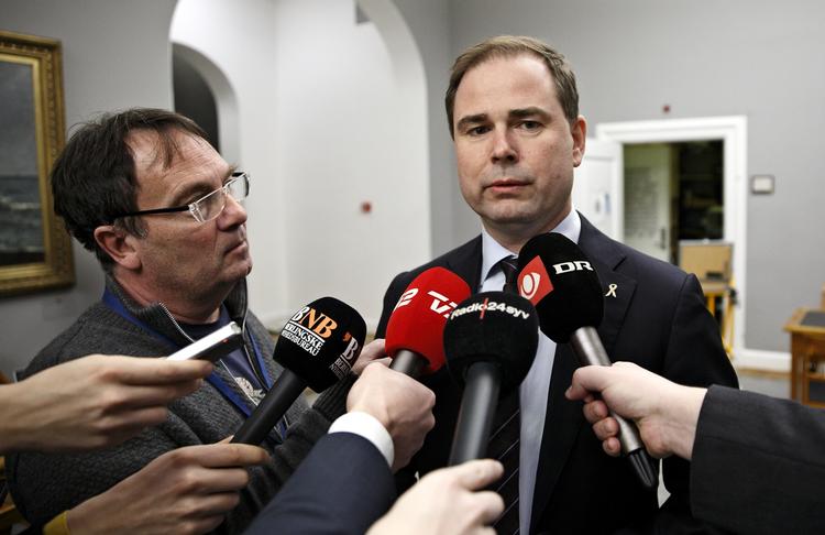 Nato-støtte. Forsvarsminister Nicolai Wammen før møde i Udenrigspolitisk Nævn, hvor partierne skal diskutere at støtte Baltikum med danske F-16 fly. 