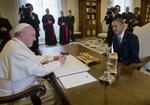 Visit. USA's præsident Barak Obama mødte i dag Pave Frans i Rom. 