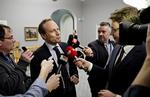 Luftstøtte. Udenrigsminister Martin Lidegaard før mødet i  Udenrigspolitisk Nævn. 