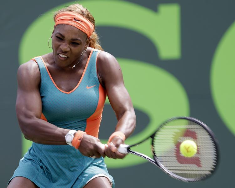 Vinder. »Jeg havde problemer tidligere i turneringen, men jeg spillede mere aggressivt i dag«, sagde Serena Williams efter at hun i aften slog fjerdeseedede Maria Sharapova i WTA-turneringen i Miami. 