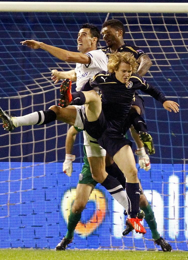 LØFTET. Mod Chernomorets Odesse blev Alen Halilovic (i modten) blev løftet. Nu får hans karriere også et løft. 