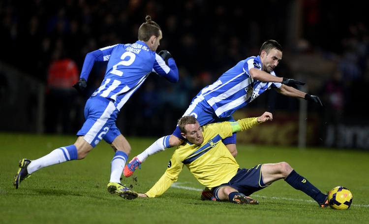 UBESEJRET. I 2014 har Esbjerg vundet fire kampe og kun mistet point, da Kian Hansen og Magnus Lekven for to uger siden spillede 0-0 mod Thomas Kahlenberg og Brøndby. 