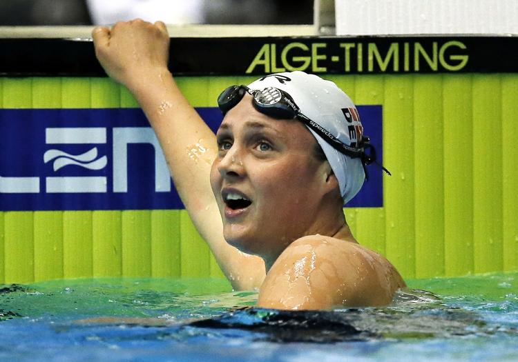 EM-KLAR. En andenplads efter Lotte Friis i 400 meter fri sikrede Julie Aglund Lauridsen en EM-billet i andet forsøg. I formiddags forsøgte hun sig forgæves i 400 meter medley. 