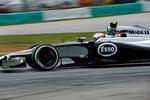 Hurtigt. Kevin Magnussen havde problemer i morges, men nu lysner det for danskeren. 