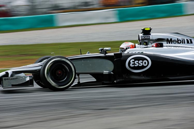 Hurtigt. Kevin Magnussen havde problemer i morges, men nu lysner det for danskeren. 