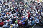 Proppet. Titusindvis af mennesker er i København i dag for enten at følge eller deltage i VM i halvmaraton. 