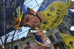 Minus. Alberto Contador skal hente fire sekunder på Joaquim Rodriguez, hvis han skal stå som vinder i barcelona i morgen. 