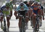 Tredjeplads. Matti Breschel (til højre) måtte se sig slået i Gent-Wevelgem i 2012 af Tom Boonen og Peter Sagan 