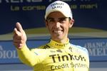 BESEJRET. Selv om Alberto Contador forgæves jagtede sejren i Katalonien, opnåede spanieneren point nok til at toppe verdensranglisten. 