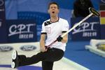 tabt. Danmarks skipper, Rasmus Stjerne, var ikke heldig med stenene i VM-opgøret mod Sverige. 