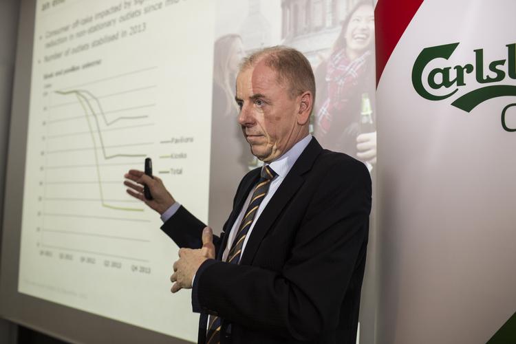 ANKER. Carlsberg anker dom, meddeler koncernen i en pressemeddelelse. Her er det topchef Jørgen Buhl Rasmussen, der er fotograferet. 
