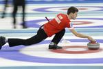 nedtur. Danmarks skipper, Rasmus Stjerne, sætter en sten i opgøret mod USA onsdag. Den kamp tabte danskerne - og torsdag lukkede Danmark af med endnu to nederlag. 