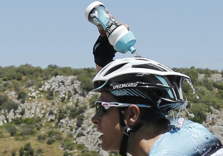 enkeltstart. Hollandske Niki Terpstra ligner en vinder af enkeltstarten i Driedaagse De Panne, hvilket kan give ham slutsejren. 