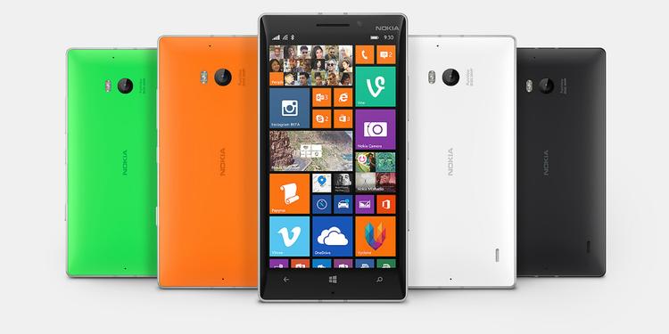 SMARTPHONE. Nokia Lumia 930 kommer i en række friske farver, som Lumia-serien er kendt for. Den lander i Danmark til sommer. (Foto: PR/Nokia) 