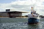 Færgedrift. I 2008 var Omøfærgen et smut i København for at trække flere turister til øen. I år har øen haft problemer med færgeafgangene. 