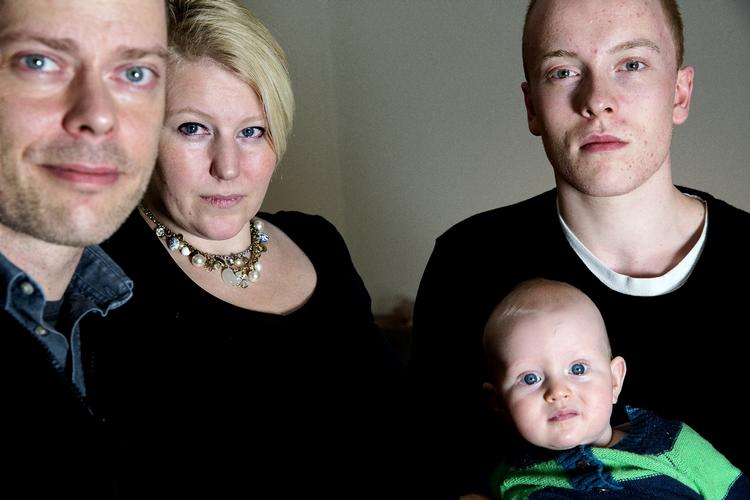 STØJ. Familien Jaur bor skråt over for metrobyggeriet ved Marmorkirken. Ifølge miljøprofessor Peter Pagh er den nye tilladte støj på op til 95 decibel »et helvede, hvis man ikke kan komme væk«. (arkivfoto) 