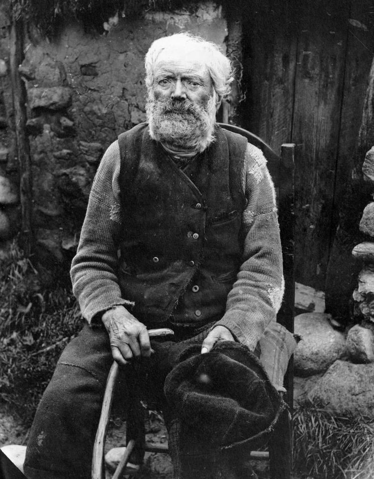 Vidnesbyrd. På sine mange vandreture fik Evald Tang Kristensen mange til at fortælle om deres liv, der ofte var præget af armod. Foto: Evald Tang Kristensen 