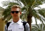 Parat. Kevin Magnussen er klar i Bahrain. 