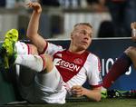 titelræs. Kolbeinn Sigthorsson scorede Ajax' enlige mål i topopgøret i Holland. 
