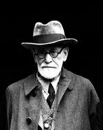 Psykoanalysens far. Professor Sigmund Freud, 82 år gammel. Blandt meget andet føjede han ordet mindreværdskompleks til vores begrebsverden. Foto fra 1938 i London 