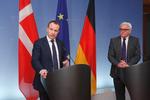 Sanktioner. Den danske udenrigsminister, Martin Lidegaard, mødtes i dag med sin tyske kollega, Frank Walter Steinmeier, i Berlin for blandt andet at diskutere situationen i Østukraine. 