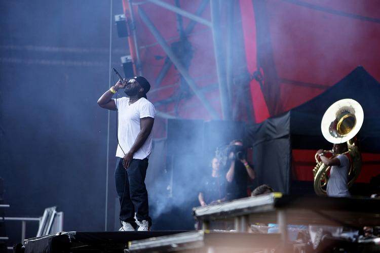 Trut. The Roots gav koncert på Orange scene på Roskilde Festival i 2012. Herfra stammer dette billede. De spiller i Søndermarken i august måned. 