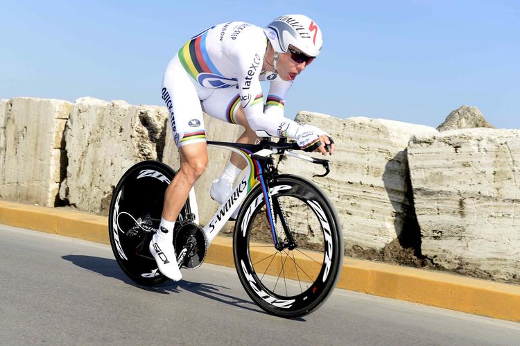 kraftværk. Tony Martin viste sine fantastiske tempokvaliteter under dagens etape i Baskerlandet Rundt. 