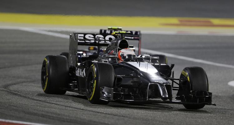 test. McLaren forsøger fortsat at få bedre forståelse for holdets MP4-29-racer. Kevin Magnussens 102 testomgange i bilen i dag var derfor værdifulde for McLaren. 