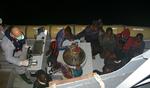 Sikkerhed. En italiensk bådpatrulje har reddet en gruppe flygtninge. 